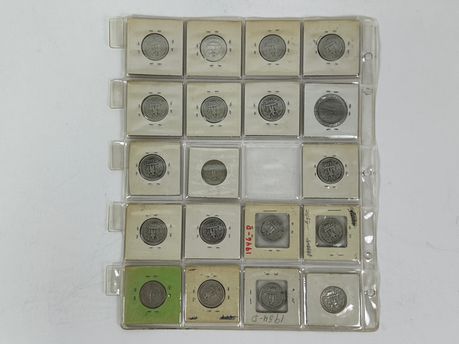 (19) Silver Washington Quarters From 1948-1955 - See Photos For Details [Photo 22]