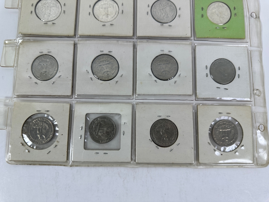 (10) Silver Washington Quarters From 1956-1964 And (10) Washington Quarters From 1966-1980 - See Photos For Details [Photo 15]