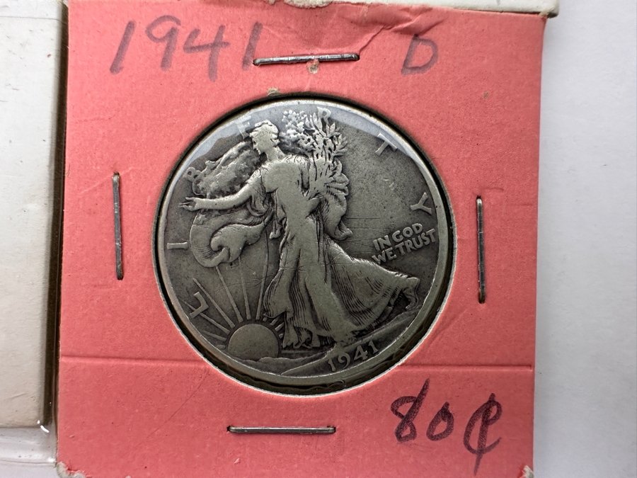 (4) Walking Liberty Silver Half Dollars: 1935, (2) 1936 And 1941 D [Photo 6]