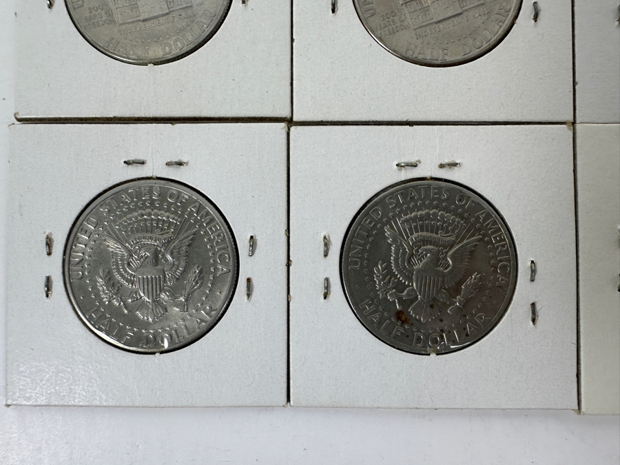 (6) Kennedy Half Dollars: (2) 1971-D, (1) 1972-P, (1) 1972-D And (2) 1976-D [Photo 10]