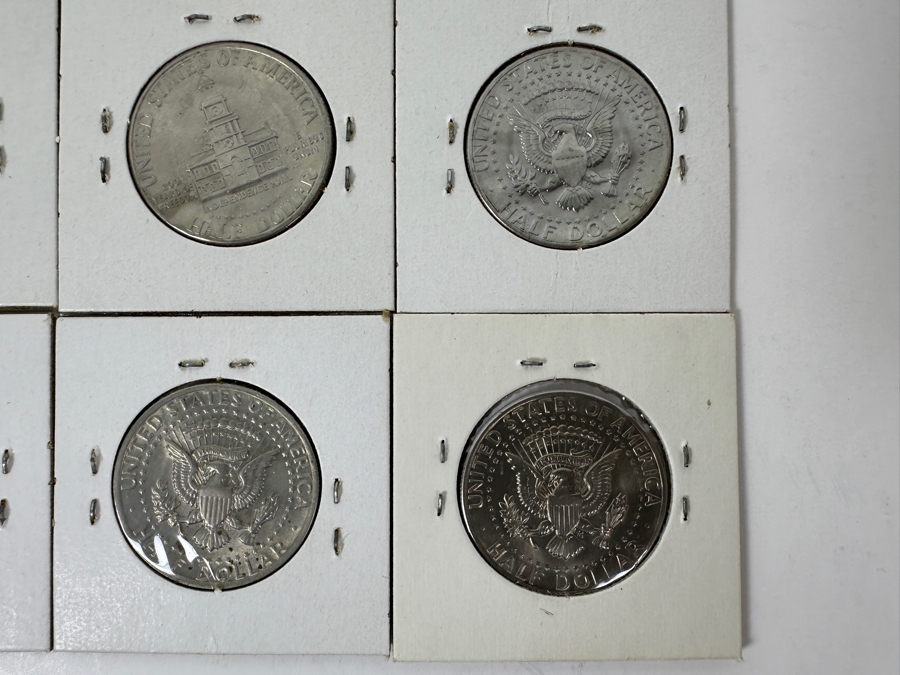 (6) Kennedy Half Dollars: (2) 1971-D, (1) 1972-P, (1) 1972-D And (2) 1976-D [Photo 11]