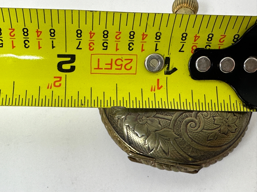 Vintage Working Highmere Pocket Watch 1.5'W [Photo 11]