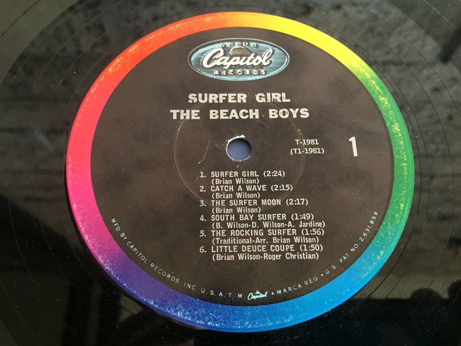 Beach Boys, The ‎- Surfer Girl - Capitol Records ‎- T 1981 [Photo 4]