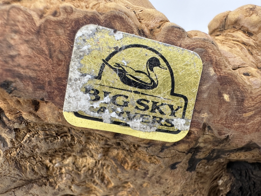 Big Sky Carvers Carved Wooden Trout Sculpture 17'W X 9'H [Photo 7]