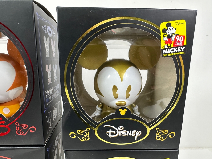 (4) New Disney Shorts Vinyl Collectible Toy Art Mickey Mouse Figurines By Francisco Herrera [Photo 6]