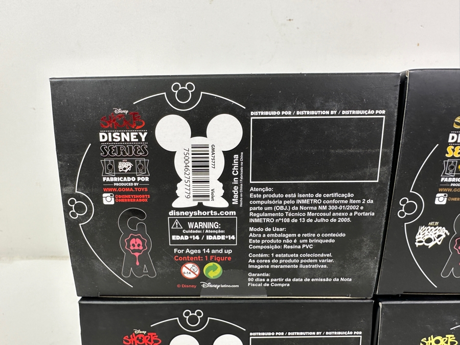 (4) New Disney Shorts Vinyl Collectible Toy Art Mickey Mouse Figurines By Francisco Herrera [Photo 14]