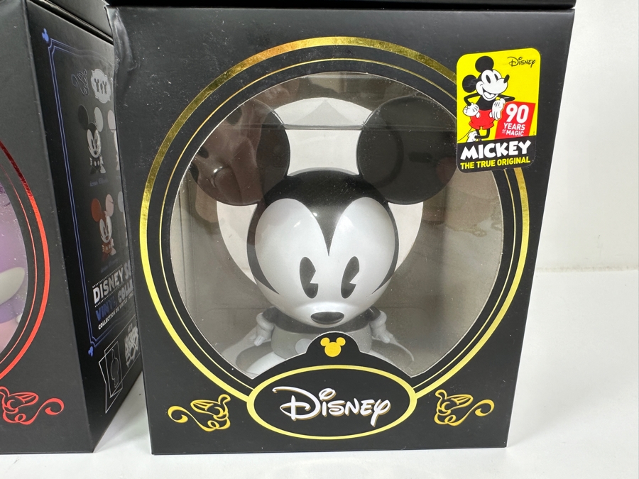 (4) New Disney Shorts Vinyl Collectible Toy Art Mickey Mouse Figurines By Francisco Herrera [Photo 2]