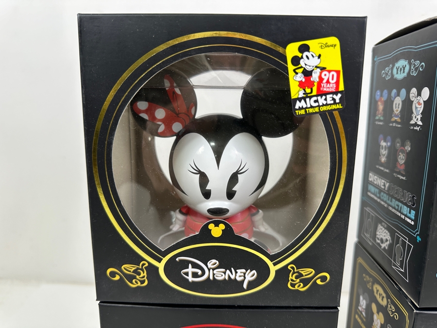 (4) New Disney Shorts Vinyl Collectible Toy Art Mickey Mouse Figurines By Francisco Herrera [Photo 2]