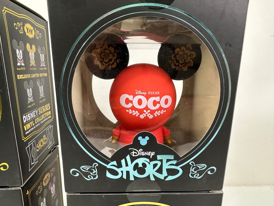 (4) New Disney Shorts Vinyl Collectible Toy Art Mickey Mouse Figurines By Francisco Herrera [Photo 10]