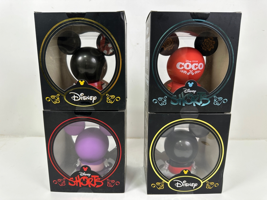 (4) New Disney Shorts Vinyl Collectible Toy Art Mickey Mouse Figurines By Francisco Herrera [Photo 9]