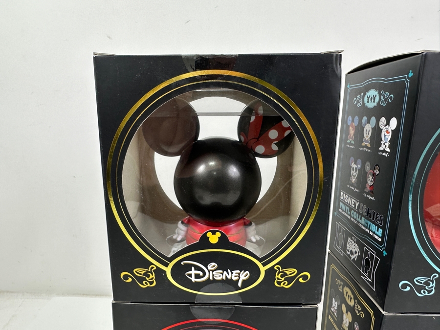 (4) New Disney Shorts Vinyl Collectible Toy Art Mickey Mouse Figurines By Francisco Herrera [Photo 13]