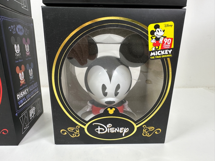 (4) New Disney Shorts Vinyl Collectible Toy Art Mickey Mouse Figurines By Francisco Herrera [Photo 6]