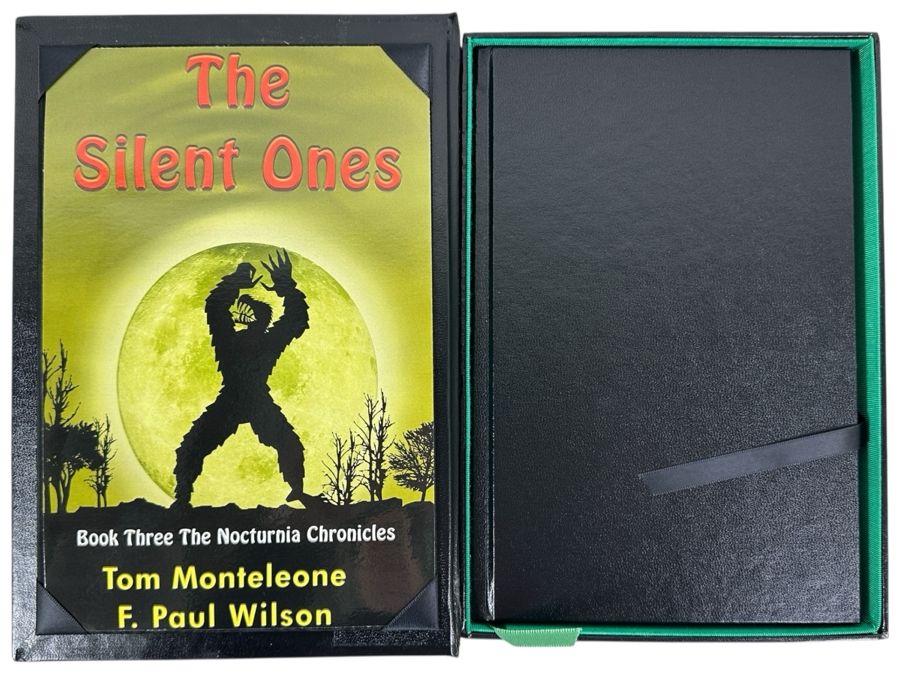 Rare Signed Limited Edition Hardcover Book The Silent Ones Lettered Edition J Limited To 26 Copies Hand Signed By Tom Monteleone And F. Paul Wilson