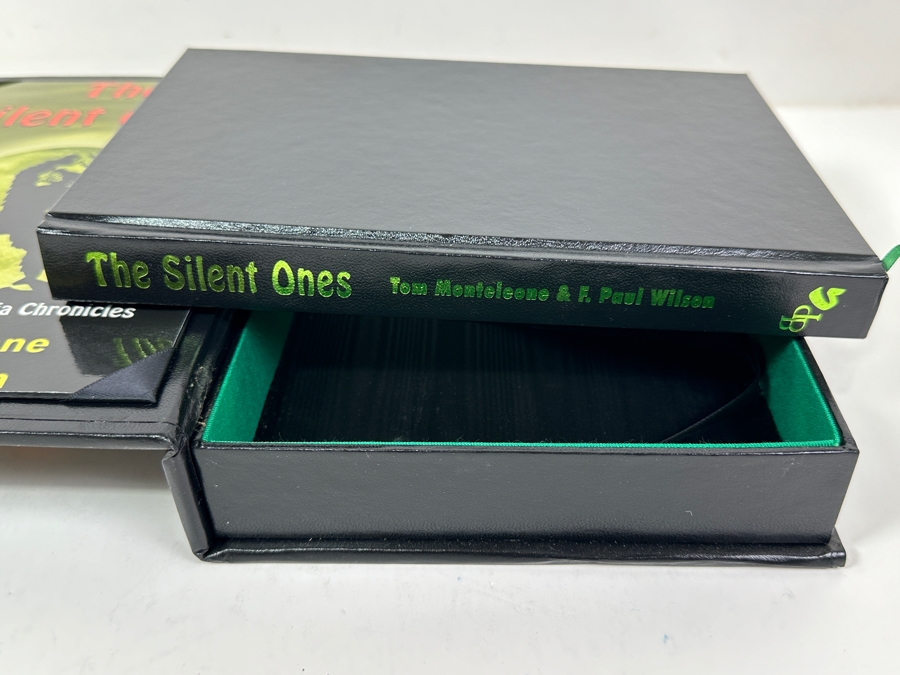 Rare Signed Limited Edition Hardcover Book The Silent Ones Lettered Edition J Limited To 26 Copies Hand Signed By Tom Monteleone And F. Paul Wilson [Photo 2]