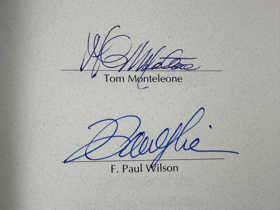 Rare Signed Limited Edition Hardcover Book The Silent Ones Lettered Edition J Limited To 26 Copies Hand Signed By Tom Monteleone And F. Paul Wilson [Photo 4]