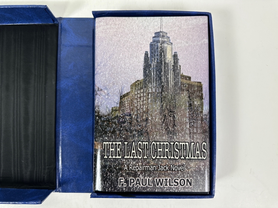 Rare Signed Limited Edition Hardcover Book The Last Christmas - A Repairman Jack Novel Lettered Edition Limited To 52 Copies Hand Signed By F. Paul Wilson [Photo 5]