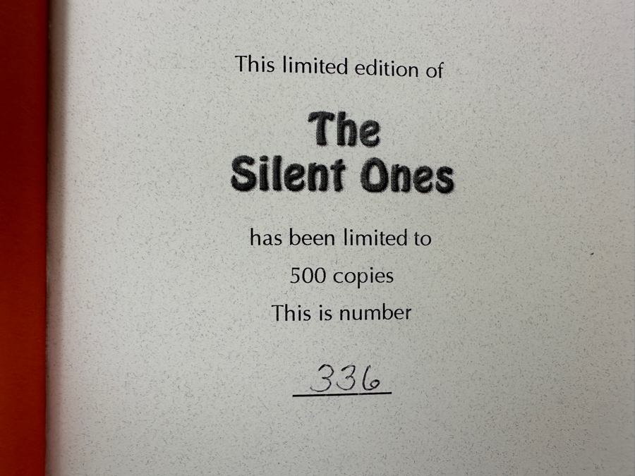 Rare Signed Limited Edition Hardcover Book The Silent Ones - Book Three The Nocturnia Chronicles Hand Signed By Tom Monteleone And F. Paul Wilson Limited To 500 Copies [Photo 6]