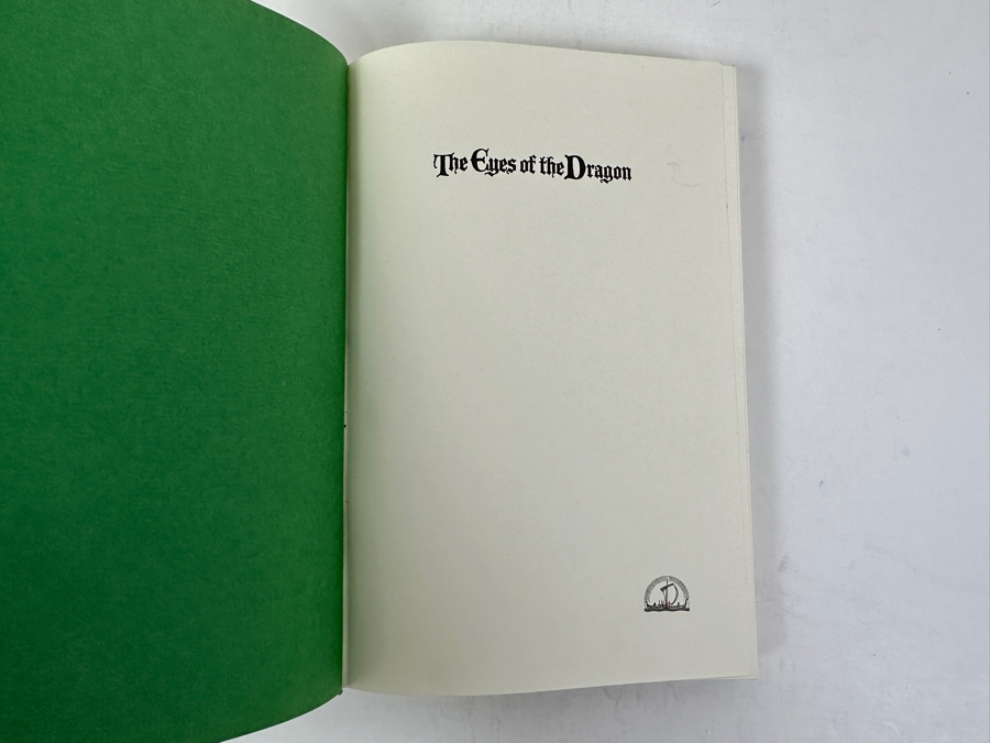 Vintage 1987 First Edition Hardcover Book The Eyes Of The Dragon By Stephen King [Photo 4]