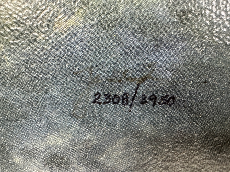 Thomas Kinkade Limited Edition Canvas Print Titled Perseverance Life Values Collection I 27' X 18' Numbered 2308 Of 2950 Framed With COA [Photo 9]