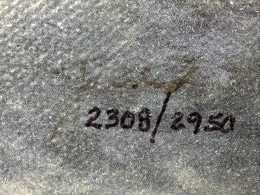 Thomas Kinkade Limited Edition Canvas Print Titled Perseverance Life Values Collection I 27' X 18' Numbered 2308 Of 2950 Framed With COA [Photo 10]