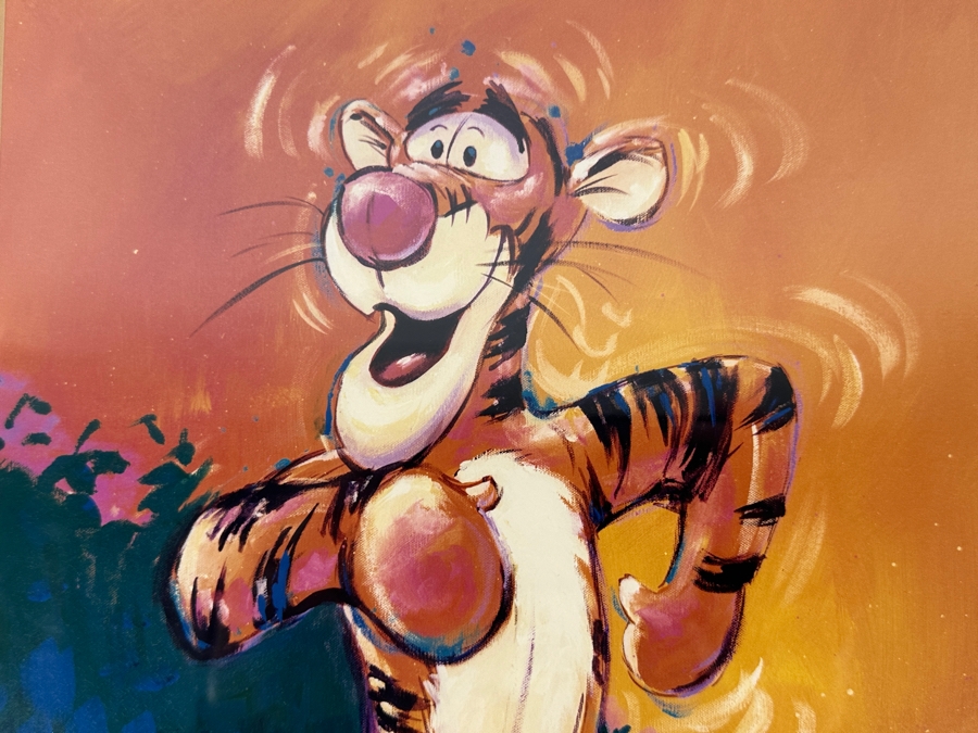 Tigger By Eric Robison - 1996 Disney Gallery Special Event Print 10 X 13 Framed 17 X 20 [Photo 3]