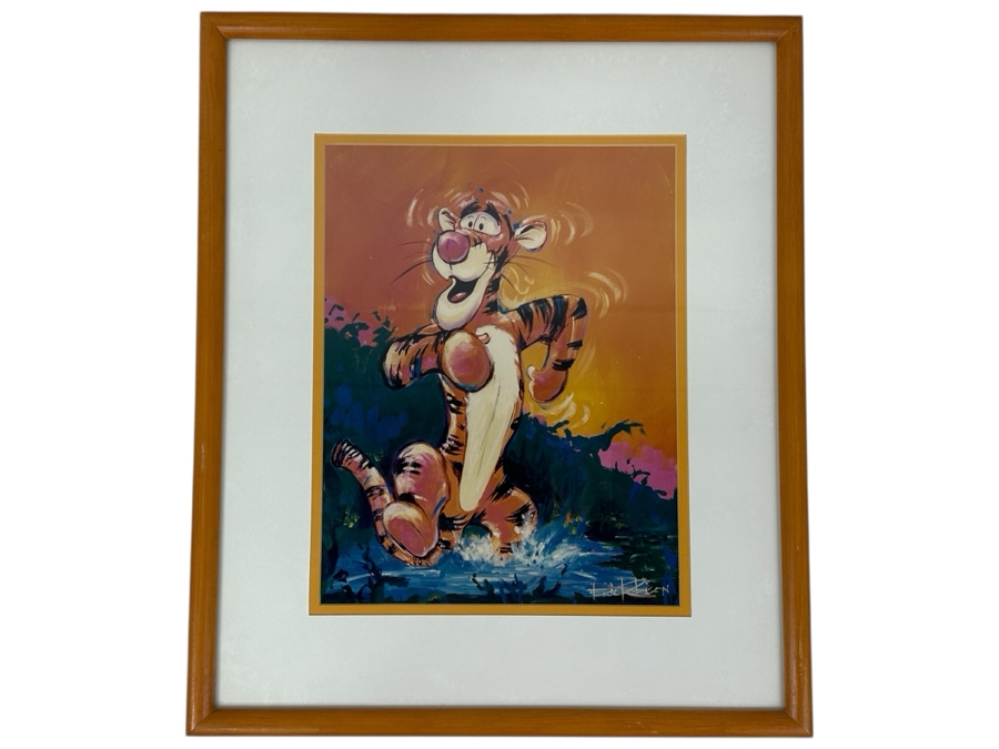 Tigger By Eric Robison - 1996 Disney Gallery Special Event Print 10 X 13 Framed 17 X 20 [Photo 2]