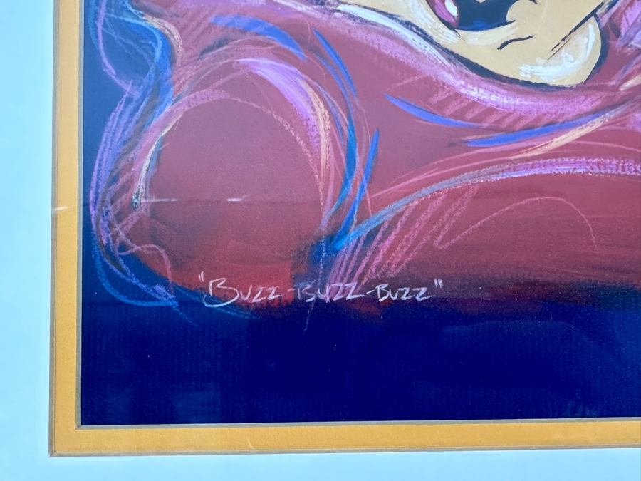 Winnie The Pooh By Eric Robison - 1996 Disney Gallery Special Event Print 10 X 13 Framed 17 X 20 [Photo 5]