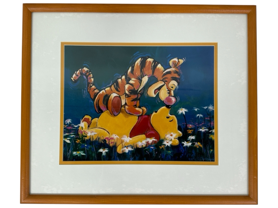 Tigger And Pooh By Eric Robison - 1996 Disney Gallery Special Event Print 10 X 13 Framed 17 X 20 [Photo 2]