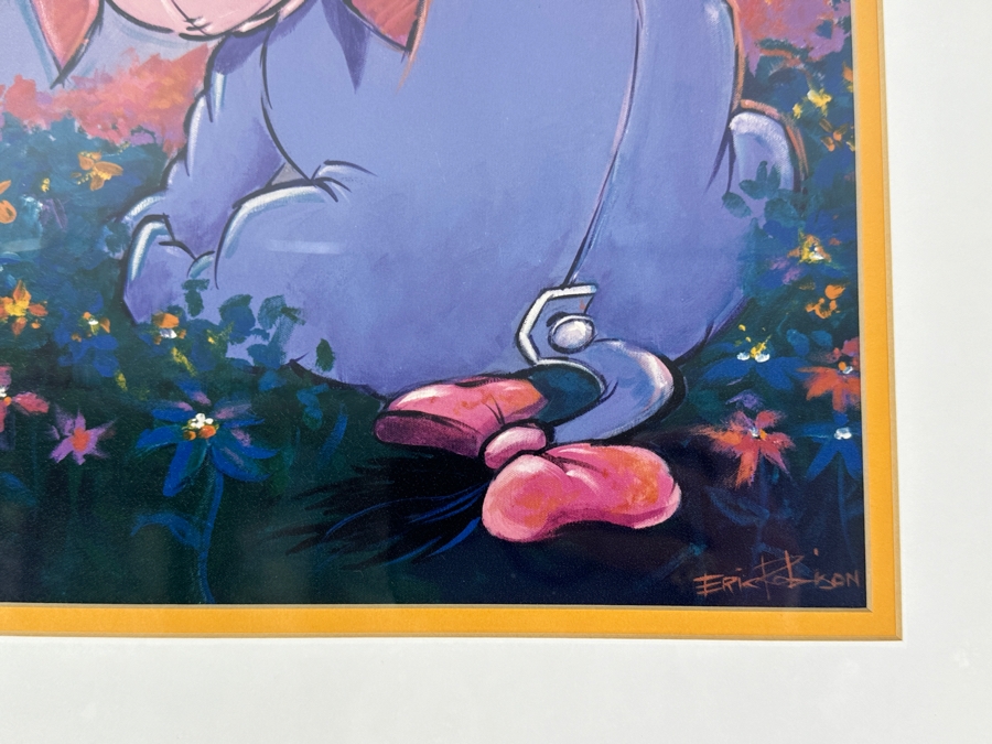 Eeyore By Eric Robison - 1996 Disney Gallery Special Event Print 10 X 13 Framed 17 X 20 [Photo 4]