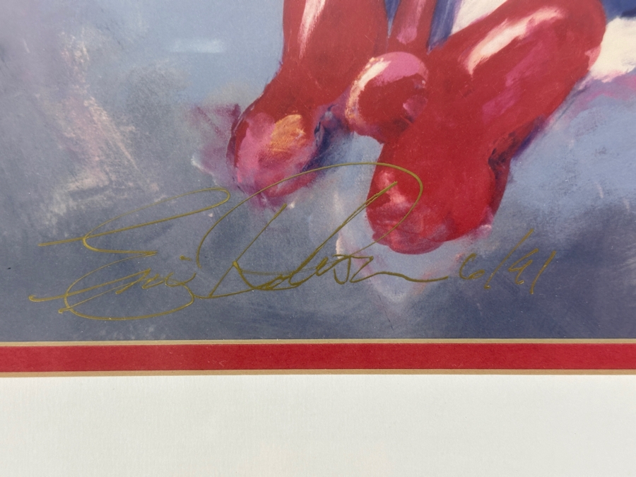 Hand Signed By Artist - Donald Duck By Eric Robison - 1991 Disney Gallery Special Event Print 10 X 13 Framed 17 X 20 - Signed And Dated Lower Left By Eric Robison [Photo 5]