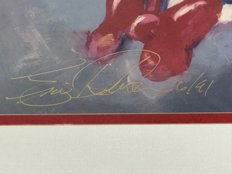 Hand Signed By Artist - Donald Duck By Eric Robison - 1991 Disney Gallery Special Event Print 10 X 13 Framed 17 X 20 - Signed And Dated Lower Left By Eric Robison [Photo 8]