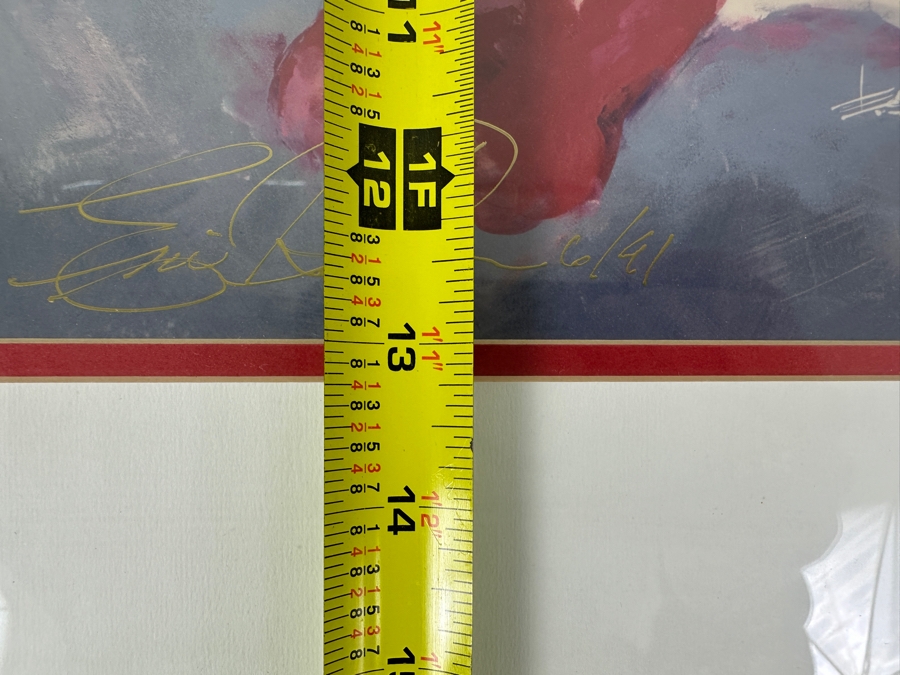 Hand Signed By Artist - Donald Duck By Eric Robison - 1991 Disney Gallery Special Event Print 10 X 13 Framed 17 X 20 - Signed And Dated Lower Left By Eric Robison [Photo 10]