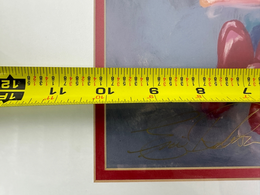 Hand Signed By Artist - Donald Duck By Eric Robison - 1991 Disney Gallery Special Event Print 10 X 13 Framed 17 X 20 - Signed And Dated Lower Left By Eric Robison [Photo 9]