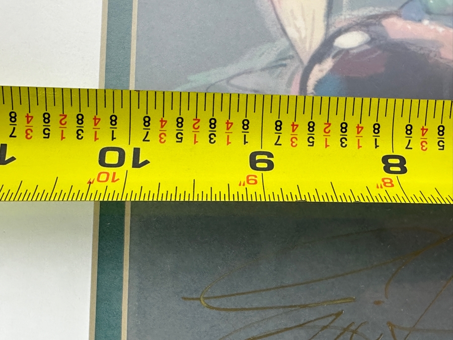 Hand Signed By Artist - Jiminy Cricket By Eric Robison - 1991 Disney Gallery Special Event Print 10 X 13 Framed 17 X 20 - Signed And Dated Lower Left By Eric Robison [Photo 6]