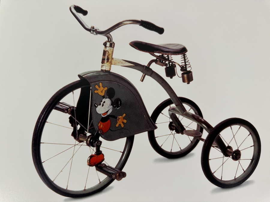 Matted Photo Of A Vintage Mickey Mouse Tricycle Circa 1930's 12 X 9 / 20 X 16  [Photo 3]