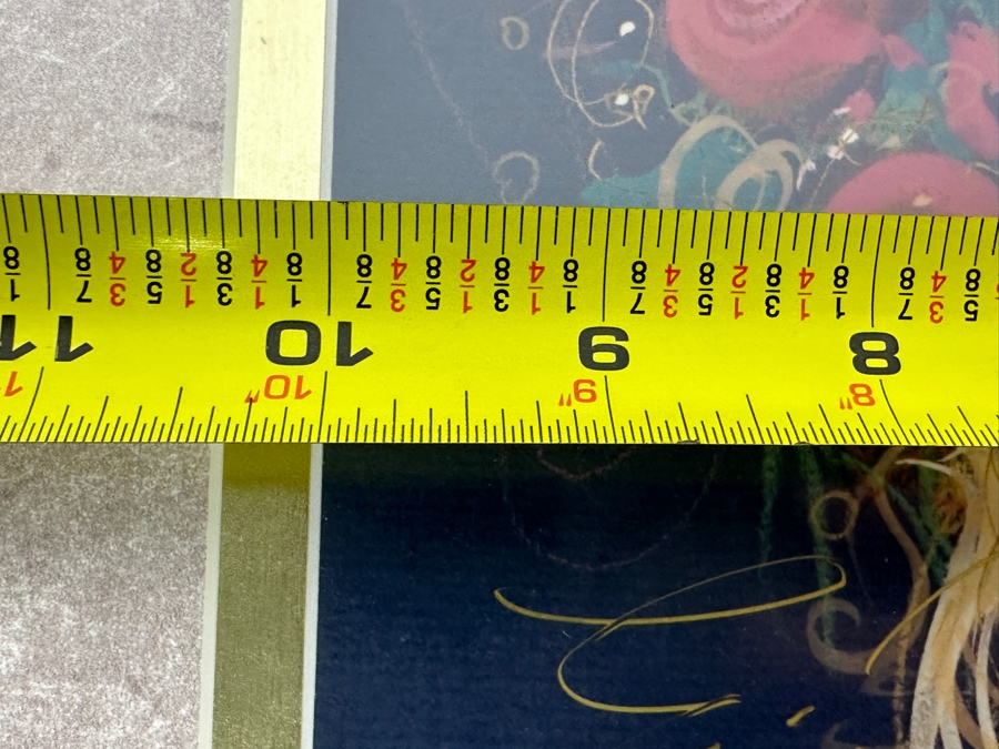 Hand Signed By Artist - Belle From The Beauty And The Beast By Eric Robison - 1992 Disney Gallery Special Event Print 10 X 13 Framed 17 X 20 - Signed And Dated Lower Left By Eric Robison [Photo 6]