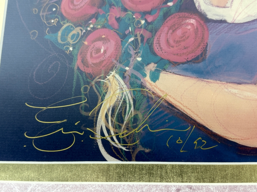 Hand Signed By Artist - Belle From The Beauty And The Beast By Eric Robison - 1992 Disney Gallery Special Event Print 10 X 13 Framed 17 X 20 - Signed And Dated Lower Left By Eric Robison [Photo 4]