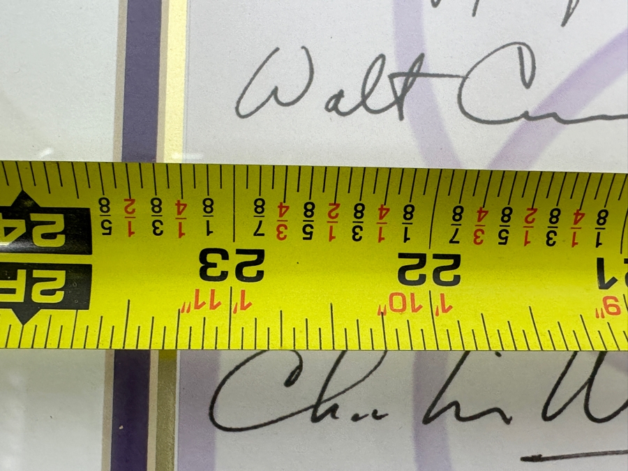 Tomorrowland Astronauts Print From The 1998 Tomorrowland Grand Opening Ceremony - Facsimile Signatures 23.5 X 17.5 Framed 29 X 23 [Photo 6]