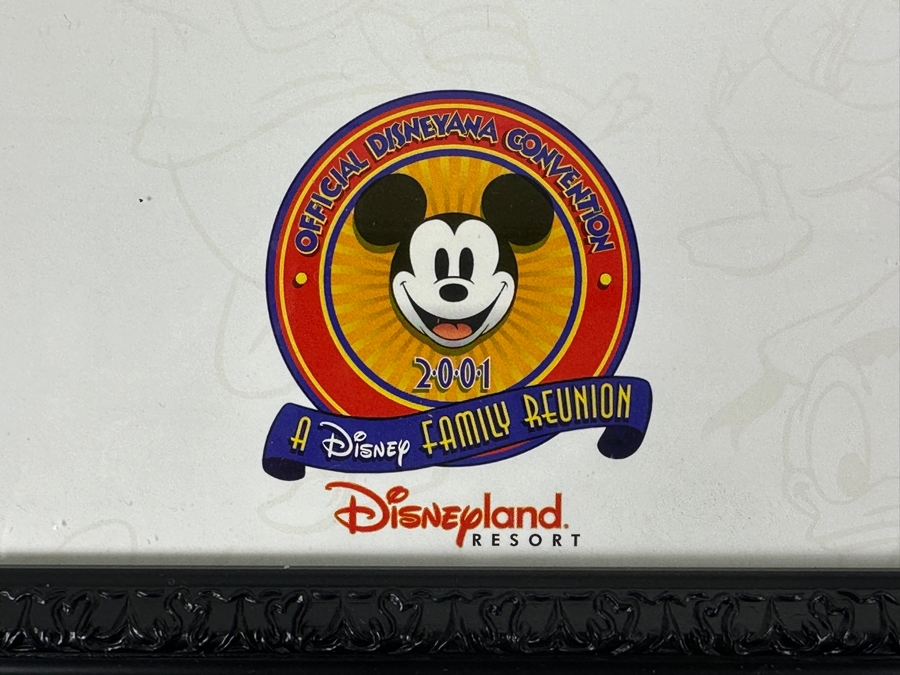 Disneyana Convention Print (Mickey And Minnie Mouse In Car) 2001 Convention Exclusive 13 X 16 Framed 20 X 26 [Photo 4]