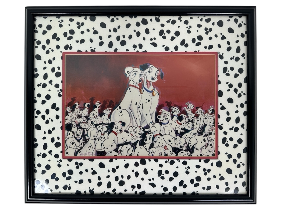 101 Dalmations (Family) By Eric Robison From The 1996 Disney Gallery Special Artist Event 13.5 X 9 Framed 20.5 X 17.5 [Photo 2]