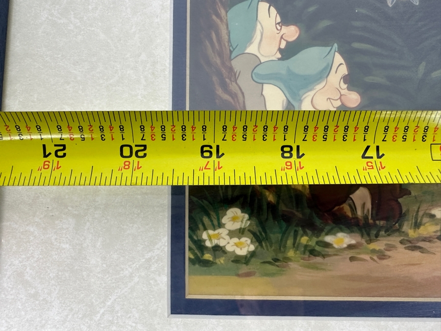 Snow White And The Seven Dwarfs Print By Julie Svendsen From The 1994 Disney Gallery Special Artist Event 19.5 X 9 Framed 27 X 16 [Photo 6]