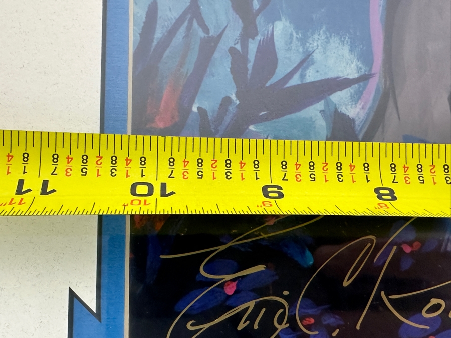 Signed Meeko From Pocahontas Print By Eric Robison 1995 Disney Gallery Special Artist Event Hand Signed Lower Left By Eric Robison 10.5 X 13 Framed 17.5 X 22 [Photo 7]