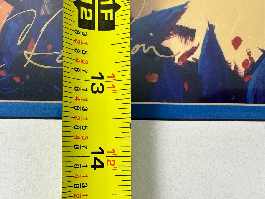 Signed Pocahontas Print By Eric Robison 1995 Disney Gallery Special Artist Event Hand Signed Lower Left By Eric Robison 10.5 X 13 Framed 17.5 X 22 [Photo 7]