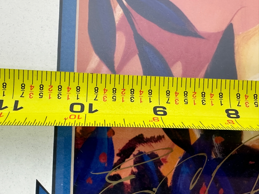 Signed Pocahontas Print By Eric Robison 1995 Disney Gallery Special Artist Event Hand Signed Lower Left By Eric Robison 10.5 X 13 Framed 17.5 X 22 [Photo 6]