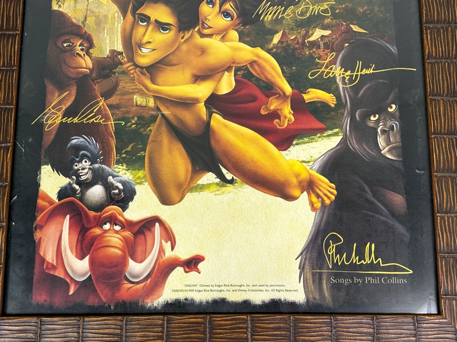 Tarzan Movie Poster 1999 Framed 21 X 26 [Photo 4]