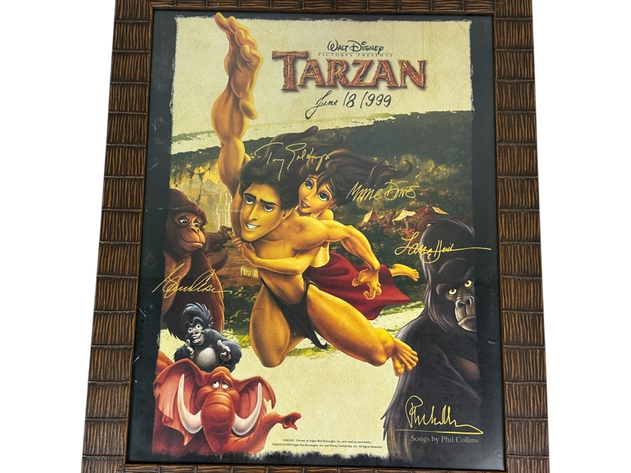 Tarzan Movie Poster 1999 Framed 21 X 26 [Photo 2]