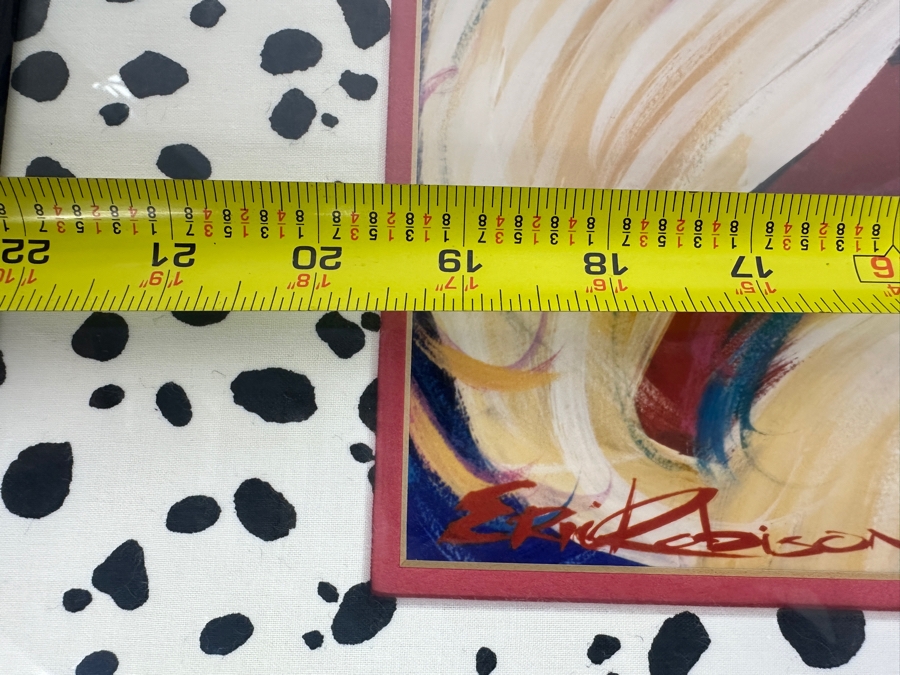 101 Dalmations (Cruella De Vil) By Eric Robison From The 1996 Disney Gallery Special Artist Event 19.5 X 13.5 Framed 27 X 21 [Photo 8]