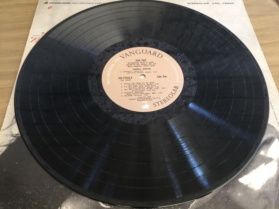 Joan Baez ‎- Farewell, Angelina - Vanguard ‎- VSD-79200 [Photo 3]