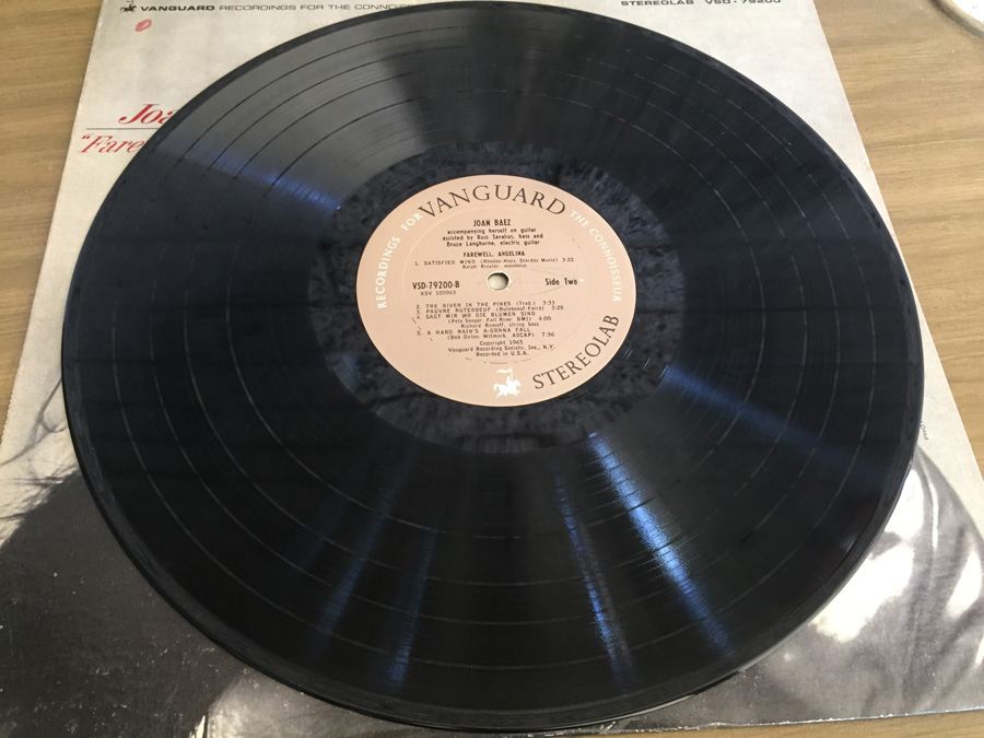 Joan Baez ‎- Farewell, Angelina - Vanguard ‎- VSD-79200 [Photo 5]