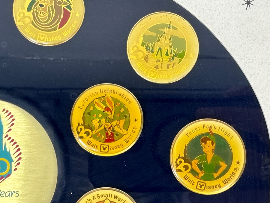 Walt Disney World Pin Set 1991 Commemorating The 20th Anniversary Of Walt Disney World 15 X 12 [Photo 11]